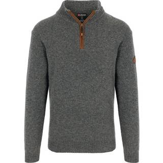 Sherpa Kantega Quarter Zip Sweat Merino sweatere Herrer størrelse L farve grå