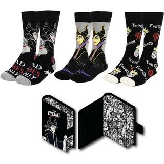 DISNEY VILLAINS - 3 Pairs socks Pack (UK Size 3,5-9)