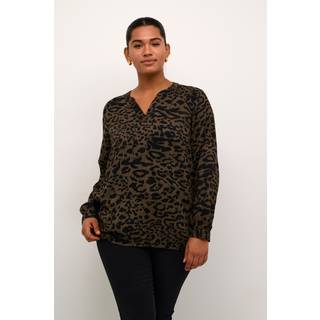 Kaffe Curve KCdiana Bluse - Brun - Str 42 - Damer