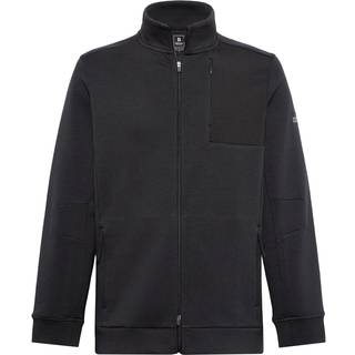 BOGGI MILANO Herren Sweatjacke grau unifarben
