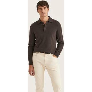 Morris Cashmere Polo Neck Brown