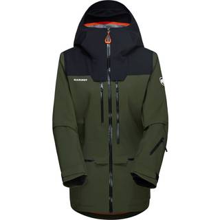 Mammut Women's Haldigrat Hardshell Hooded Jacket  Dark Marsh-Black, M