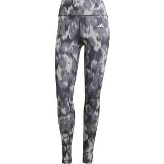 Optime Essentials Allover Print Flower Tie-Dye Leggings - Black / Grey Five - S