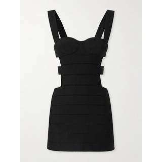 Tom Ford Intarsia minidress - black - M