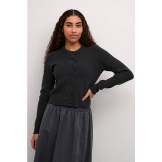 Kaffe KAmy Cardigan - Grå - Str M - Damer