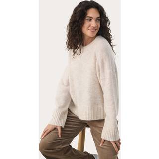 LulyaPW Striktrøje, Birch Melange, XL