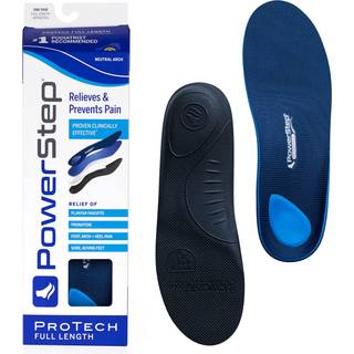 Powerstep ProTech Fuld l?ngde Ortotiske indl?gss?ler - Supportindsatser i medicinsk kvalitet til at lindre plantar fasciitis + h?lsmerter - maksi
