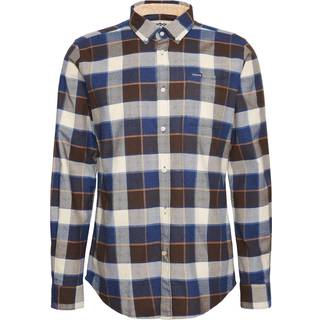 Barbour Valley Tailored Shirt - Herreskjorte - Ecru