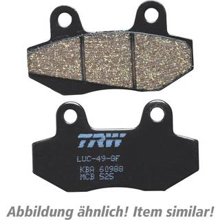 TRW Bremsebelægninger Organiske med typegodkendelse