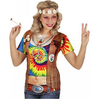 Hippie Frau T-Shirt S/M