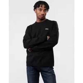 BOSS Green Herren Pullover schwarz unifarben