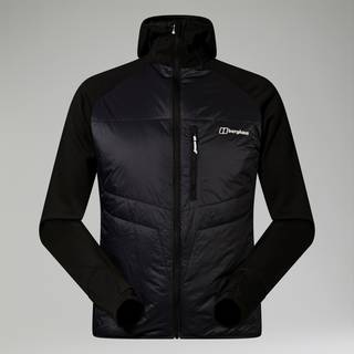 Men's Trawden Hybrid Hooded Jacket - Black