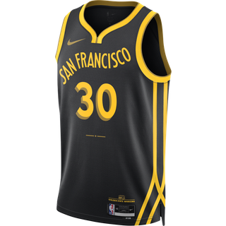 Stephen Curry Golden State Warriors City Edition 2023/24 Nike Dri-FIT NBA Swingman-trøje til mænd - sort - L