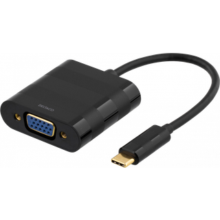 DELTACO USB C 3.1 til VGA Adapter