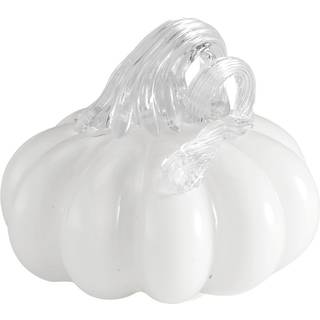 Græskar 8 cm, hvid