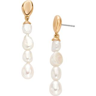 Agnethe Pearl Øreringe, Gold/Pearl