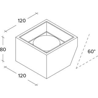 TECNICO by Sforzin Designer væglampe Nasso, dæmpbar, Hvid/opal, Stue/spisestue, Gips/ler, Moderne