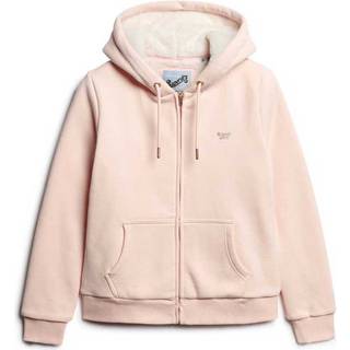 Superdry Det essentielle Teddystof Lined Zip Hættetrøje44
