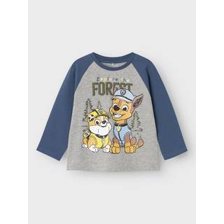 Name It Grey Melange Top Paw Patrol