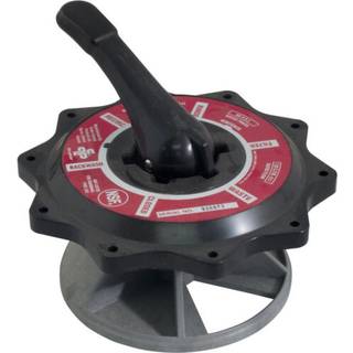 Praher topmonteringsventil 2in. Sort E-50-S2B