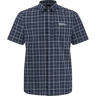 Jack Wolfskin Norbo S/S Shirt Skjorte Herrer størrelse L farve blå