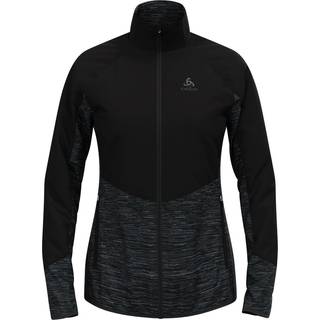 Odlo Women's Run Easy Warm Hybrid Jacket Black - Black, M