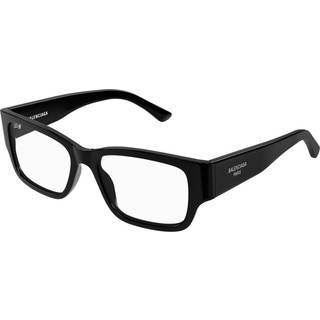 Balenciaga Mand BB0371O 001 Vista -rammer Acetat Sort Transparent Firkantet