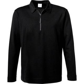 BOGNER Herren Pullover schwarz unifarben