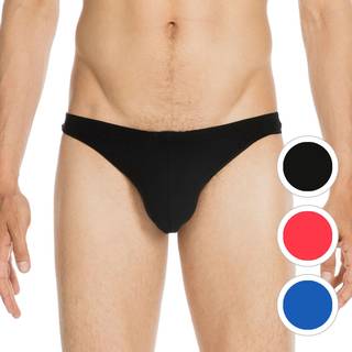 HOM Herren G-String blau Baumwolle & Mix unifarben