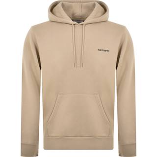 Carhartt WIP Script Embroidery Hættetrøje - S - wall/black