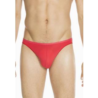 HOM Herren Slip rot Mikrofaser/Funktion unifarben
