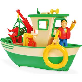 Simba Fireman Sam Charlie's Fishing Boat with Figure