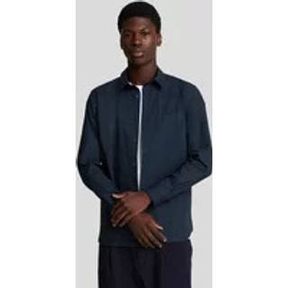 Lyle & Scott Lyle & Scott Blue Tonal Easy Care Poplin Shirt