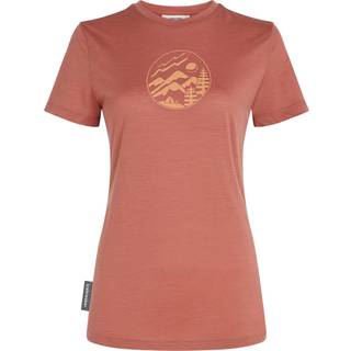 Icebreaker Women's Merino 150 Tech Lite III S/S Relaxed Merino-shirt Damer størrelse XS farve pink