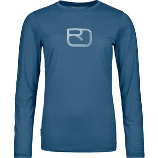 Ortovox Women's 150 Cool Mountain Silhouette L/S Merino-shirt Damer størrelse XL farve blå