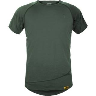 Grüezi Bag Woodwool T-Shirt Mr. Pike Merino-shirt Herrer størrelse S farve olivengrøn/grøn