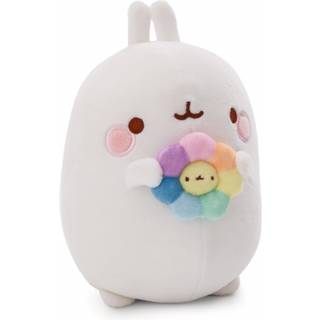 Nici: Molang kaninbamset med regnbueblomst - 16 cm