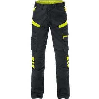 Fristads 129482 Bukser 2555 / Arbejdsbukser Sort/Hi-Vis gul C50