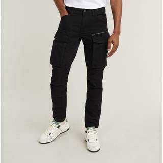 Rovic Zip 3D Regular Tapered Pants - Black - Men