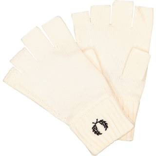 Fred Perry Herren Handschuhe weiß Textil