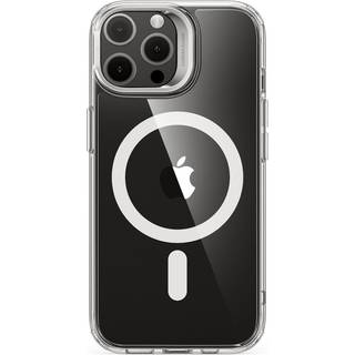 iPhone 16 Pro ESR Kickstand Hybrid Bagside Cover - MagSafe Kompatibel - Gennemsigtig / Hvid