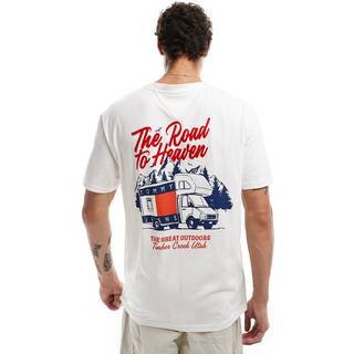 Slogan Back Graphic T-Shirt