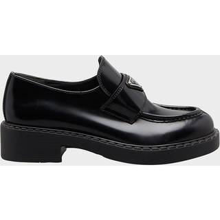 Prada Platform leather loafers - black - EU 37