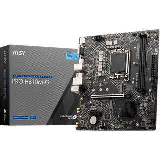 MSI PRO H610M-G - motherboard - micro ATX - LGA1700 Socket - H610 Bundkort - Intel H610 - Intel LGA1700 socket - DDR5 RAM - Micro-ATX