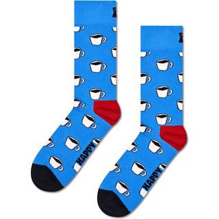 My Cup Of Tea Sock | Fun & Colorful Novelty Socks - Blue, White, Dark Red, Black - 36-40