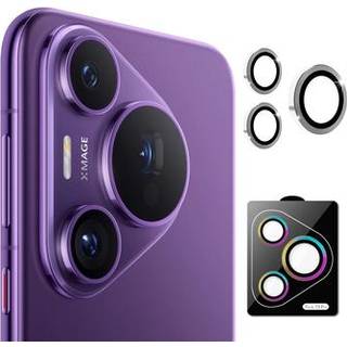 Huawei Pura 70 Pro/70 Pro+ Hat Prince Kamera Linse Skærmbeskyttelse Hærdet Glas - Sølv