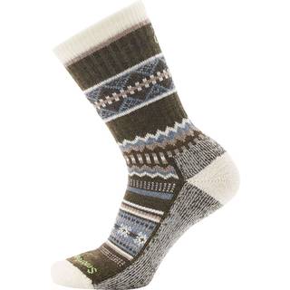 Smartwool Men's Everyday Snowed In Sweater Crew Socks Military Olive, 34-37