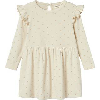 Lil Atelier Turtledove Hjerter Kjole