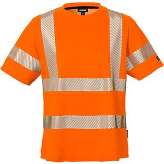 Fristads 129515 Hi Vis t-shirt dame kl.2 7458 / Arbejds T-shirt Hi-Vis orange L