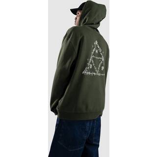 HUF Gleam P/O Hættetrøje - S - hunter green
